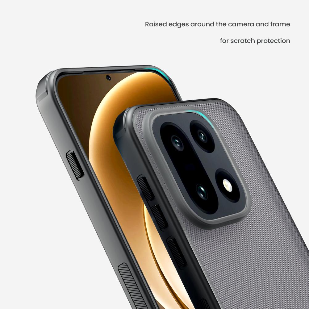 Für OnePlus 15 Handyhülle Nillkin Super Frosted Shield Pro Hart PC+TPU Schale Stoßfeste Rückseite