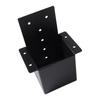 Metal Pergola Bracket Wall Mounted Pergola Accessories with Screws Deck Railing Connector  Terrace