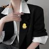 Cartoon Duckling Badge Animal Jewelry Alloy Brooch Hat Scarf Bag Lapel Decoration Pin Birthday Graduation Christmas Gift