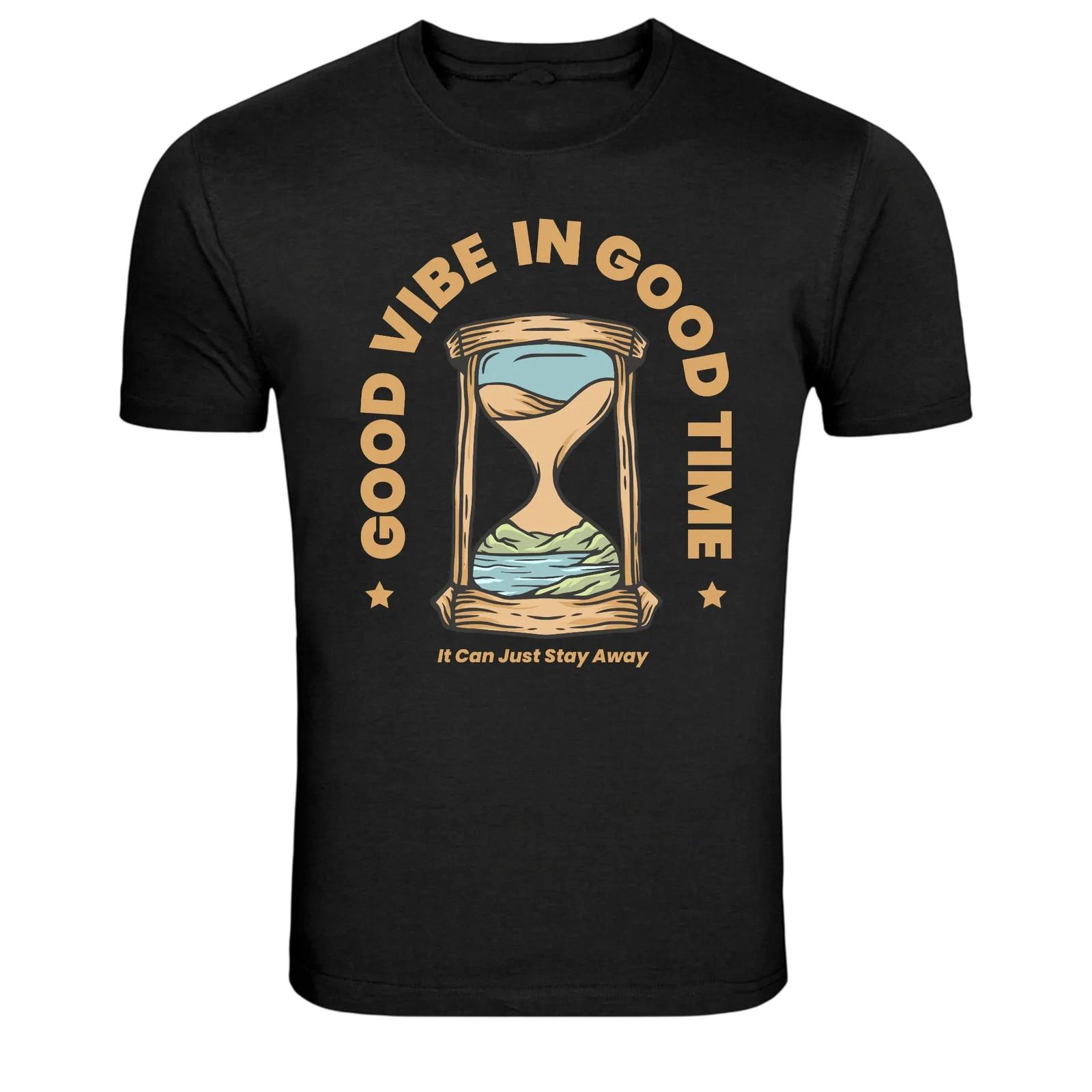 Good Vibe In Good Time Hourglass Vintage T-Shirt XXXXL
