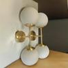 2-Light Globe Wall Sconce for Bedroom Dining Room Living Room Kitchen Home Décor