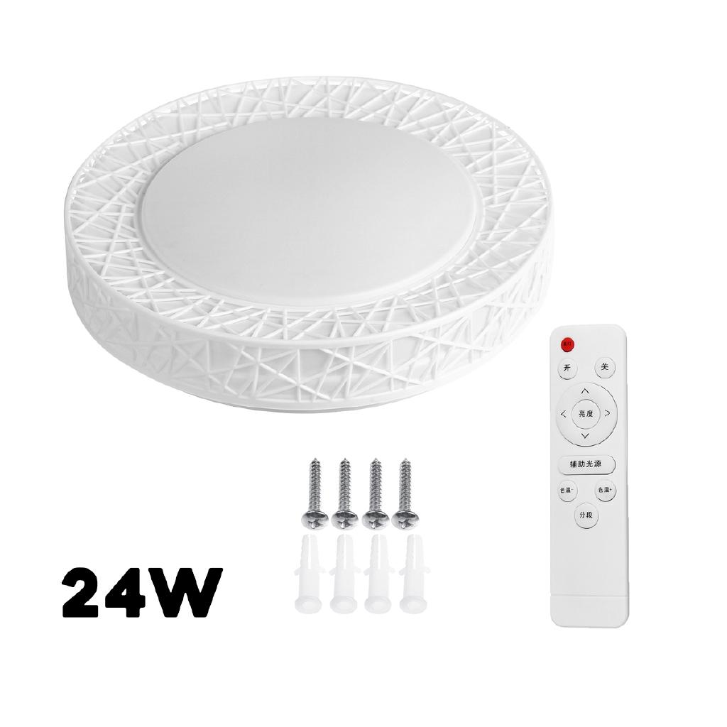 12/24/36W LED Deckenleuchte Dimmbarer Kronleuchter LED Leuchte Zuhause Wohnzimmer Schlafzimmer Beleuchtung Fernbedienung 80-240V