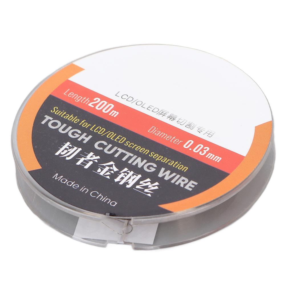 200M Phone LCD Screen Cutting Line High Hardness Steel Phone LCD Screen Separating Wire