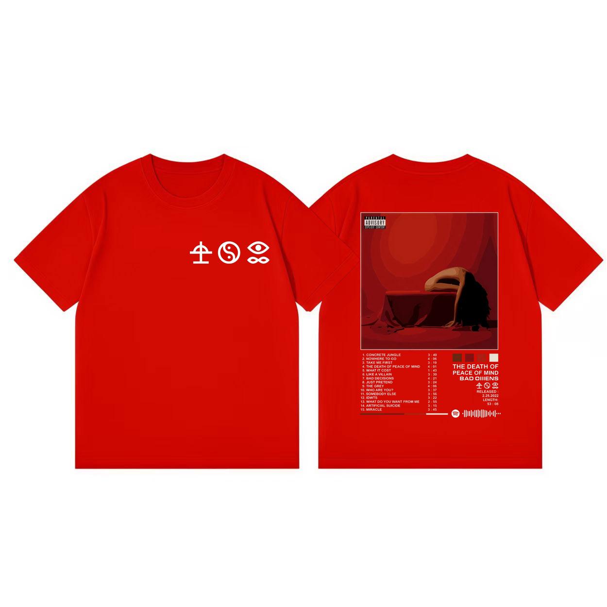 

Limited Bad Omens Band Album Merch Tshirt Men Women Clothing Harajuku Rock Style Tshirts Summer Fashion Casual Cotton T Shirt S