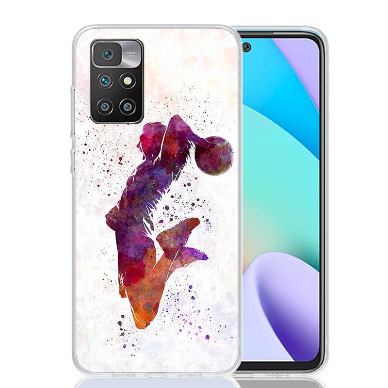 Basketball Basket Dunk Phone Case For Xiaomi Redmi 12C 13C 14C 12 13 10 10A 10C 9 9A 9C 9T 8 8A 7 7A 6 6A K70 K60 K40 K20 Pro 12