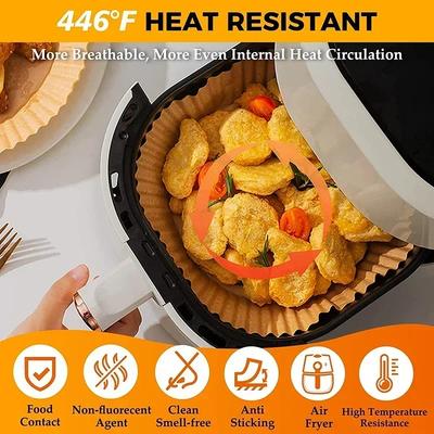 Disposable Air Fryer Paper Non-Stick Airfryer Mat Oilproof Kitchen Baking Paper Micro-wave Barbecue Pad Bakeware Accessories
