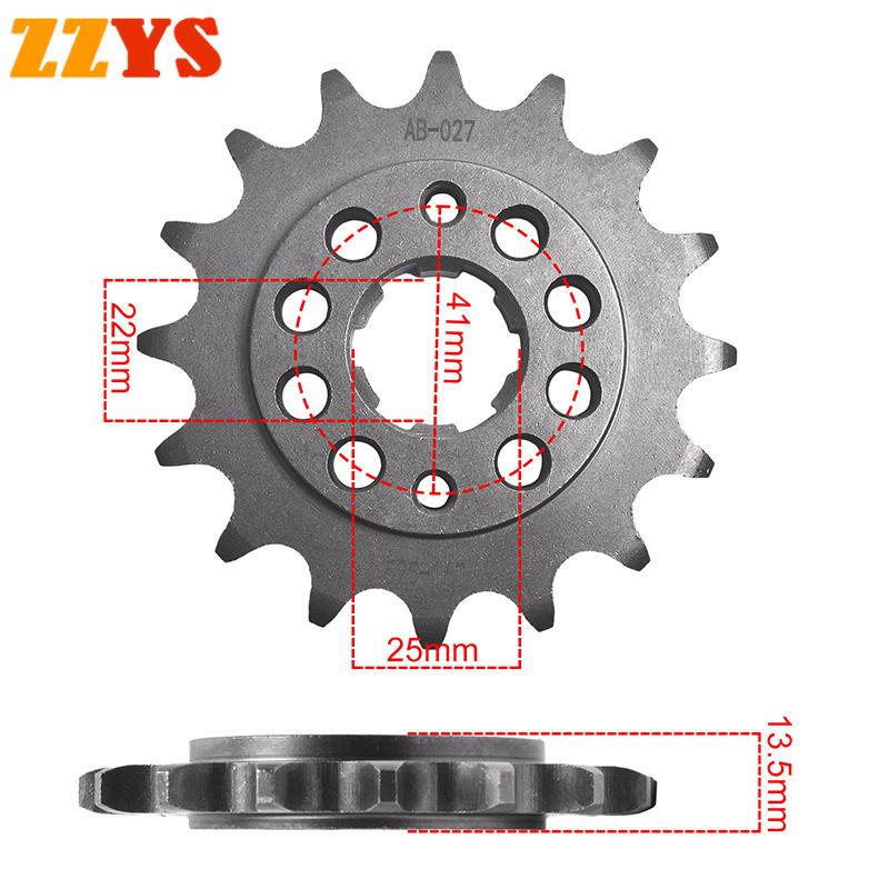1pc 525 14T 15T 16T 14 15 16 Tooth Motorcycle Front Sprocket Gear Staring Wheel Cam For Honda XL600 XL600V Transalp PD06 XL 600