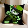 HHappy Tree Friends Cartoon FFlippy  Square DoubleSided printed Pillow Case Bedroom Bedside Pillow Sofa Cushion Cover