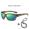 With Chain Fashion Polarized Sports Sunglasses Men Women Fishing Hiking Cycling Climbing Skiing Vintage Sport Sun Glasses UV400