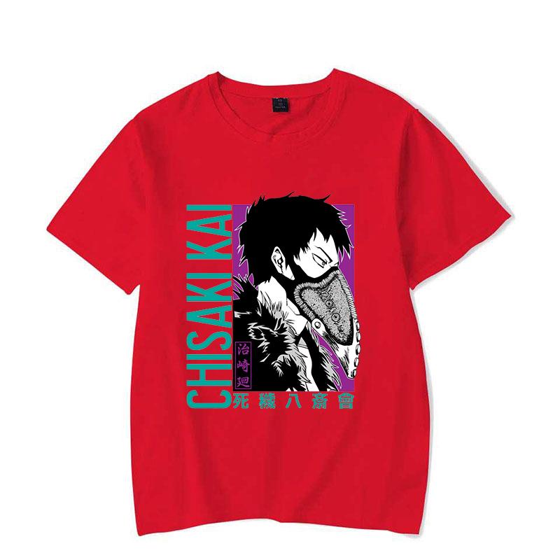 Fashion Anime Chisaki Kai Printed Short Sleeve Anime Chisaki Kai T-Shirt For Women Summer Casual T-Shirts Creative Tops