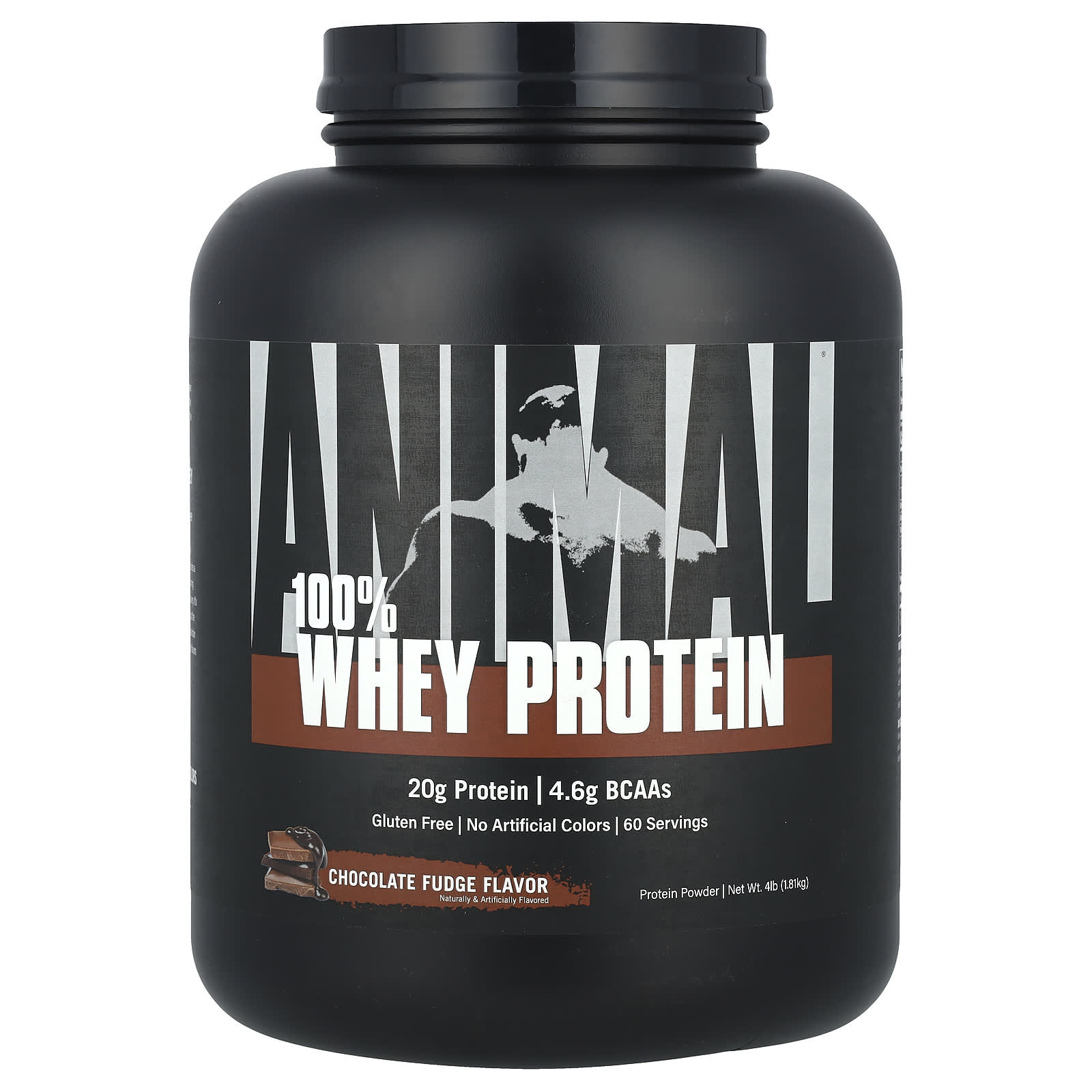 

Animal, 100% Whey Protein Powder, Chocolate Fudge Flavor, 4 lb (1.81 kg)