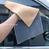 Suede Double-sided Absorbent Car Drying Towel Glass Cleaning Cloth For Windows Cars Kitchen Mirrors Traceless Reusable