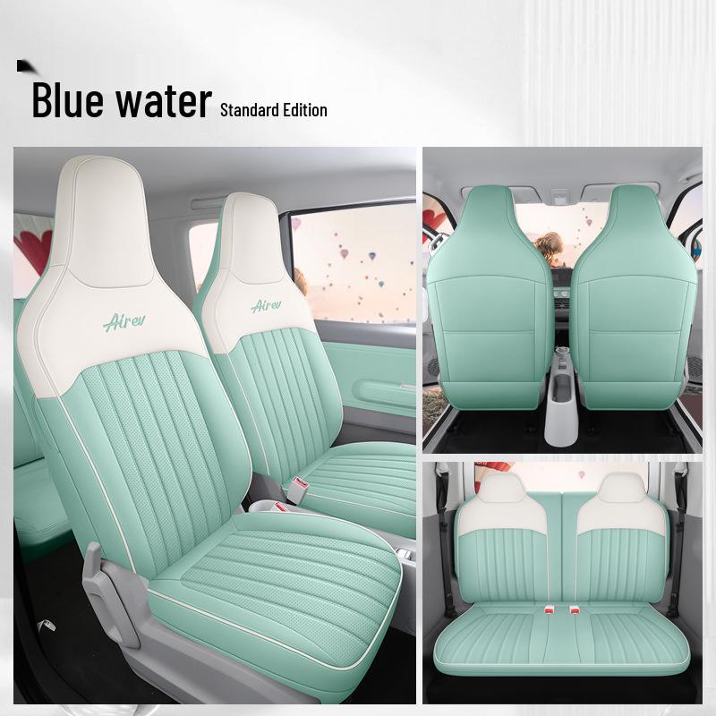 Wuling Sunny Universal Cartoon Leather Car Seat Cover, Full Surround for All Seasons.
