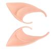 Cosplay Fairy Elf Ears Soft Plastic Cement False Artificial Ears Costume Props for Halloween Christmas Party
