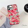 Romantic Pink Teal Watercolor Chic Floral Phone Case For iPhone 17 Air 14 15 16 13 12 For iPhone 17 Air Pro Max Plus