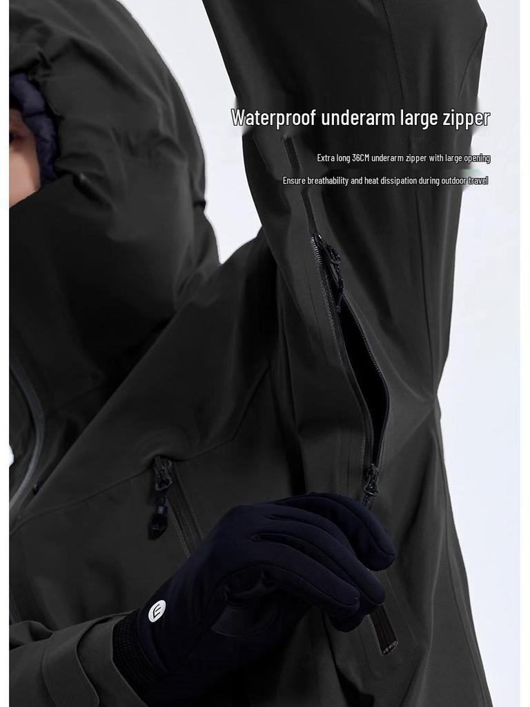 Bird's Style All-Weather Mountaineering Jacket: High Moisture and Vapor Permeability, Waterproof, Unisex for Couples