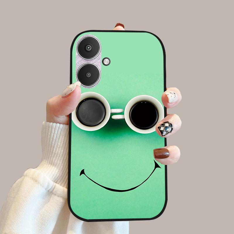 For Xiaomi Poco M6 5G Case 23128PC33I Silicone TPU Soft Phone Cover Cases For Redmi 13C 13R 5G Fashion Protective Fundas Shells