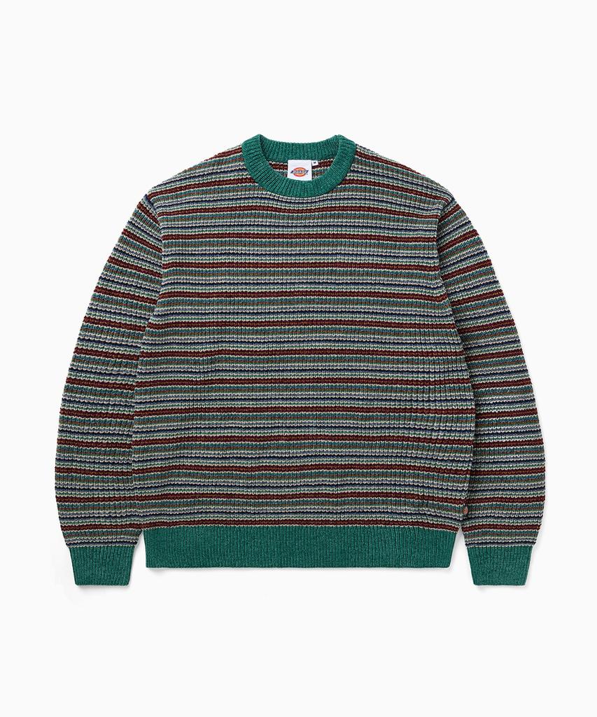 DICKIES Velour Stripe Knit Green