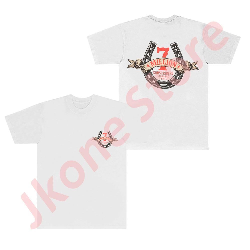 

Sturniolo Triplets Lets Trip 7M Tee New Logo TShirts Cosplay Women Unisex Fashion Casual Crewneck Short Sleeve S