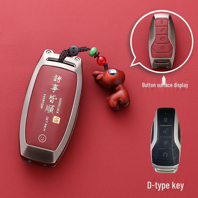 BYD Key Case for Han, Qin Plus DMI, Song Pro, Dolphin, Yuan, Tang, EV Seal, Seagull, Frigate, and Destroyer Models