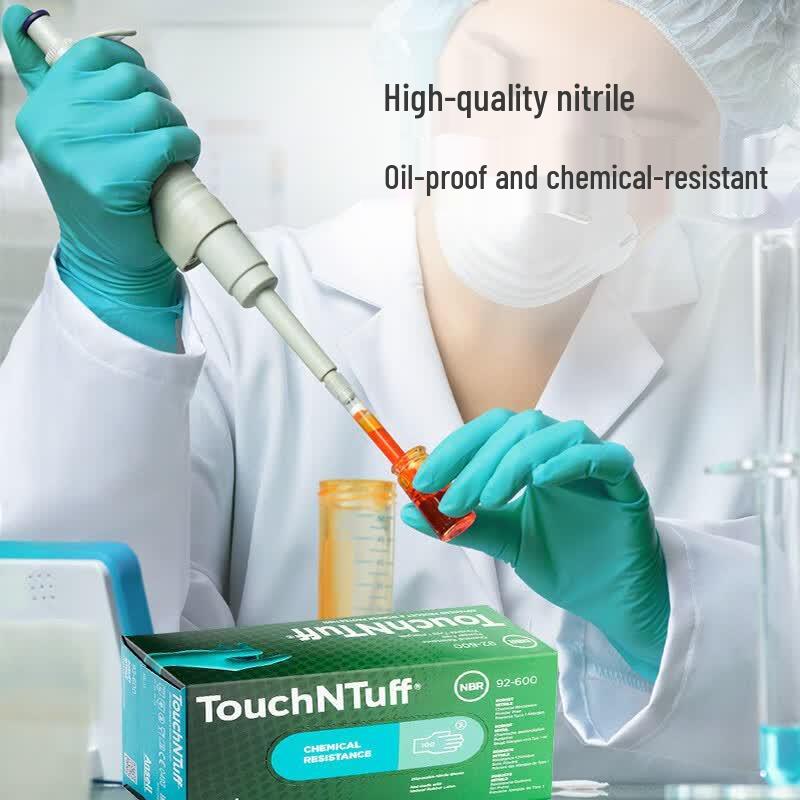 Ansell 92-605 Nitrile Rubber Gloves