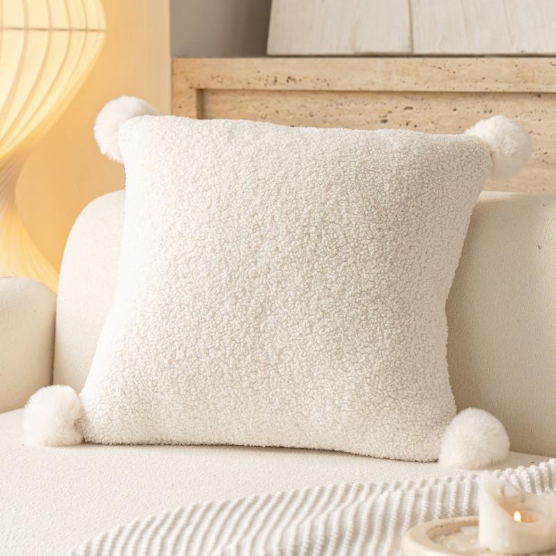 1PCS Super Soft Pillowcase Solid Color Pillowcase Luxurious Comfortable Fluffy Decoration Cushion Cover for Sofa 45x45cm 30x50cm 30x50cm бежевый 15990₽