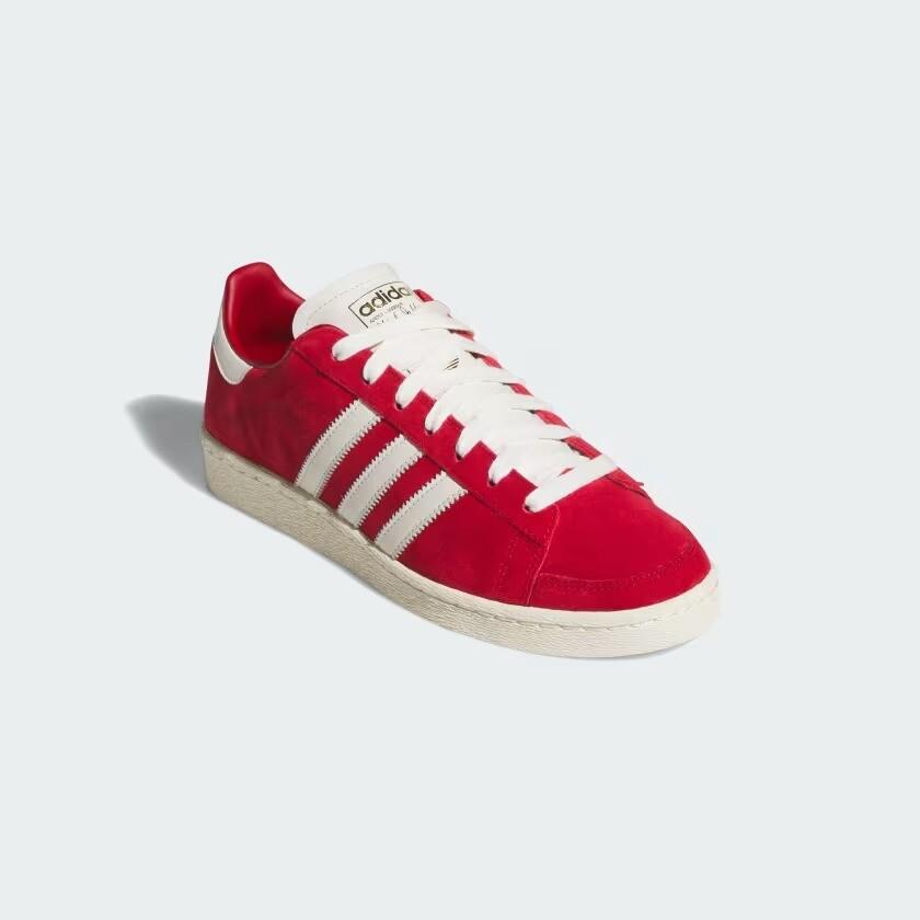 JI3431 Adidas Originals Jabbar Lo Team Power Red 2 Cream White Gold (Men's)