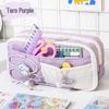 Cute Cheese Pencil Case: High Capacity, Multi-layer Stationery Bag for Students