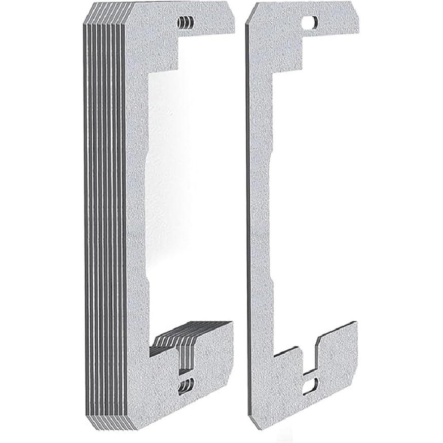 Распорка для крепления розетки, прокладки для розеток, 10/20 шт., распорки для настенных пластин, металлические пластины для установки заподлицо, выравнивающие пластины для электрических коробок, прокладки 20 шт. 10 Pcs