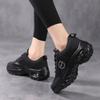 HOHO FAIR Scarpe da Donna Sneakers per Coppie Stampa Lettere Donna Scarpe con Piattaforma Ammortizzate Scarpe da Passeggio Stringate Casual da Uomo
