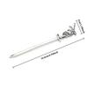 Retro Viking Dragon Sword Hairpin: Versatile Fashion Jewelry