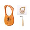 Professional Wooden 7 String Lyre Harp Simple Tuning Systems Travel Lyre Instrument For Performers And Hobbyists Use