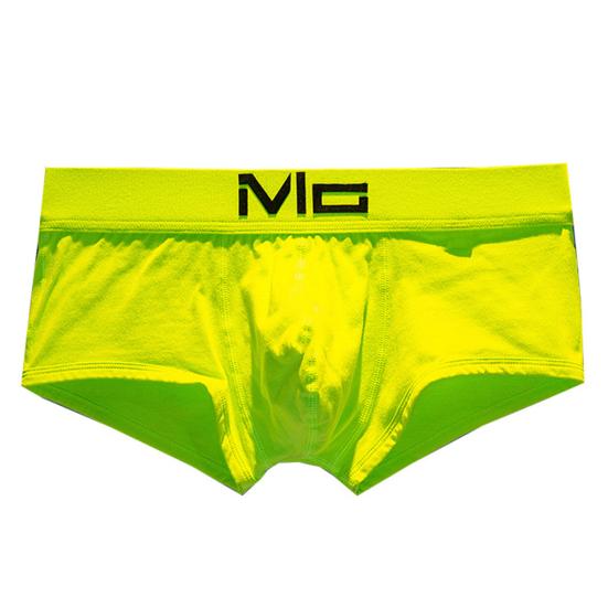 Men Boxer Underwear Low-rise Elastic Waistband Letter Print Shorts Briefs U-convex Breathable Non-Stuffy