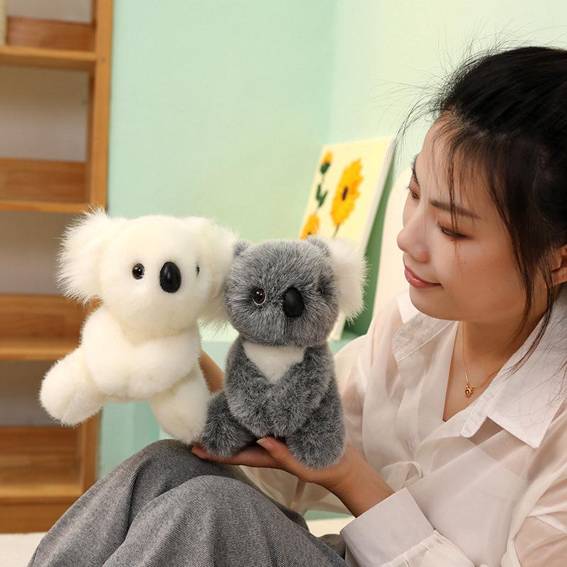 Cute Mother and Baby Koala Plush Toys - Comforting Hug Pillow for Children