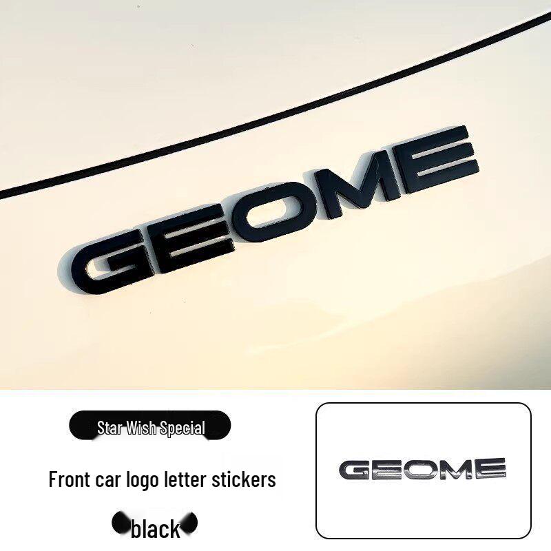2026 Geely Xingyuan EX2 Cute Cartoon Car Logo Stickers for Front & Rear Interior Modification