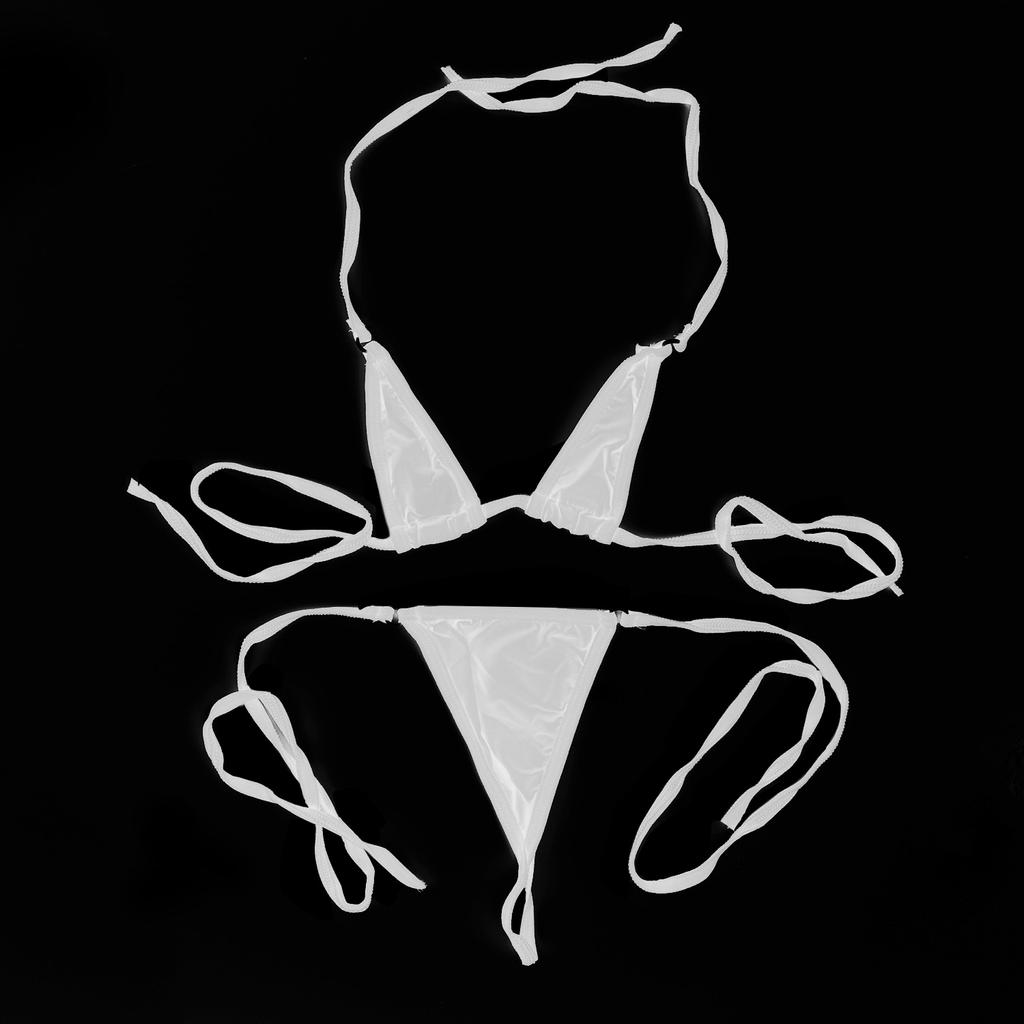 Girls G-String Bikini Set Bra Tops Thong Lingerie Underwear Swimwear Sexy
