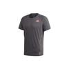 T Shirts Men's Gray Crew Neck Moderate Straight Fit GH7895