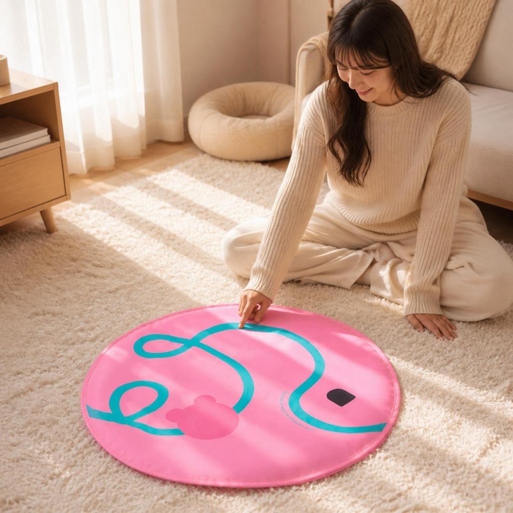 Indoor Cat Play Mat Long-Lasting Scratch-Proof Hide and Seek Toy Easy to