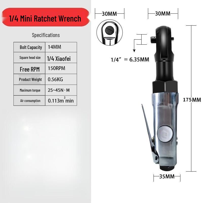 Yudu Industrial Air Ratchet Wrench A282