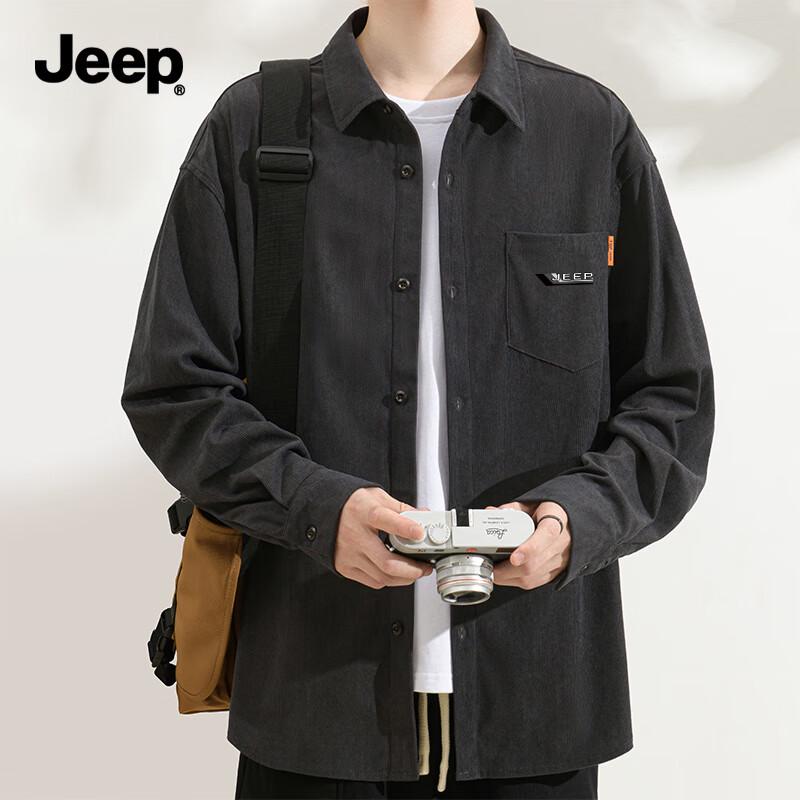 JEEP Men's Corduroy Shirt Jacket