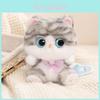 Siamese Cat Plush Doll With Necklace And Bow Decoration For Collectors And Kids