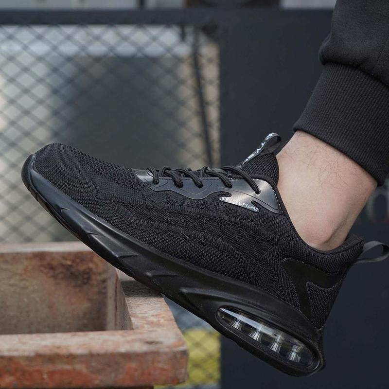 Work Shoes Steel Toe Shoes Men Safety Shoes Anti Smash Puncture-Proof Work Shoes Boots Fashion Indestructible Security Footwear