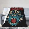 Dungeons Dragons DnD Blankets Fleece  Winter  Breathable Super Warm Throw Blanket for Home Outdoor Plush Thin Quilt