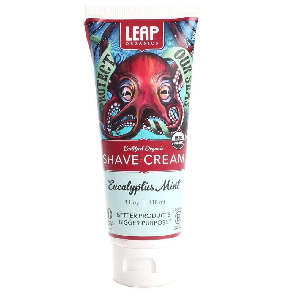

Крем для бритья Leap Organics Эвкалипт Мята, 118 мл, 1 упаковка