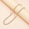 Stylish Layering Necklace Feature Sparkling Glass Crystals Adjustable Twist Chain For Casual or Formal Event