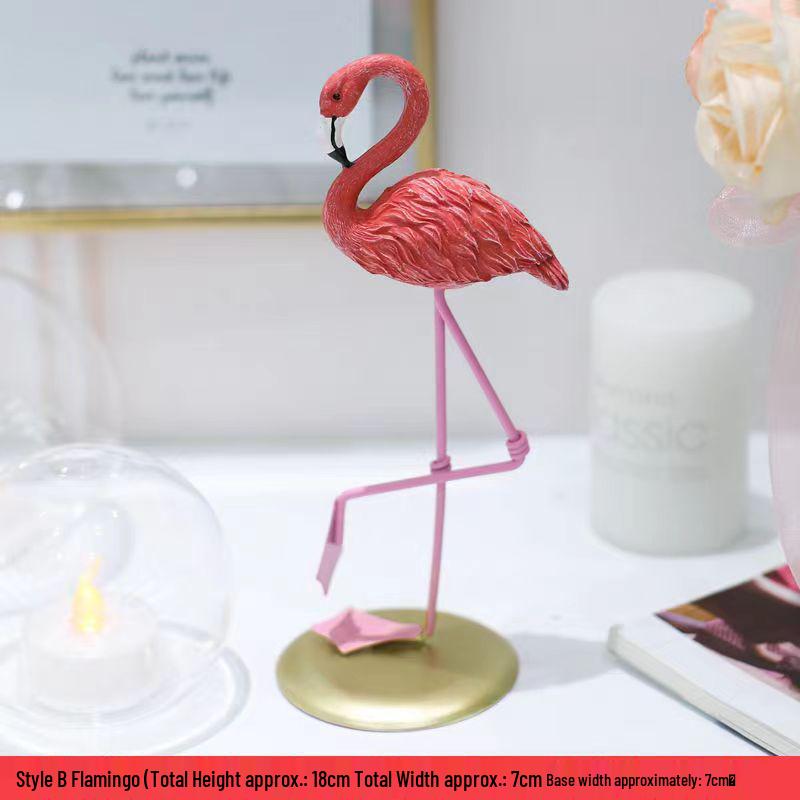 Creative Flamingo Ornament for Home, Living Room, or Bedroom Decor
