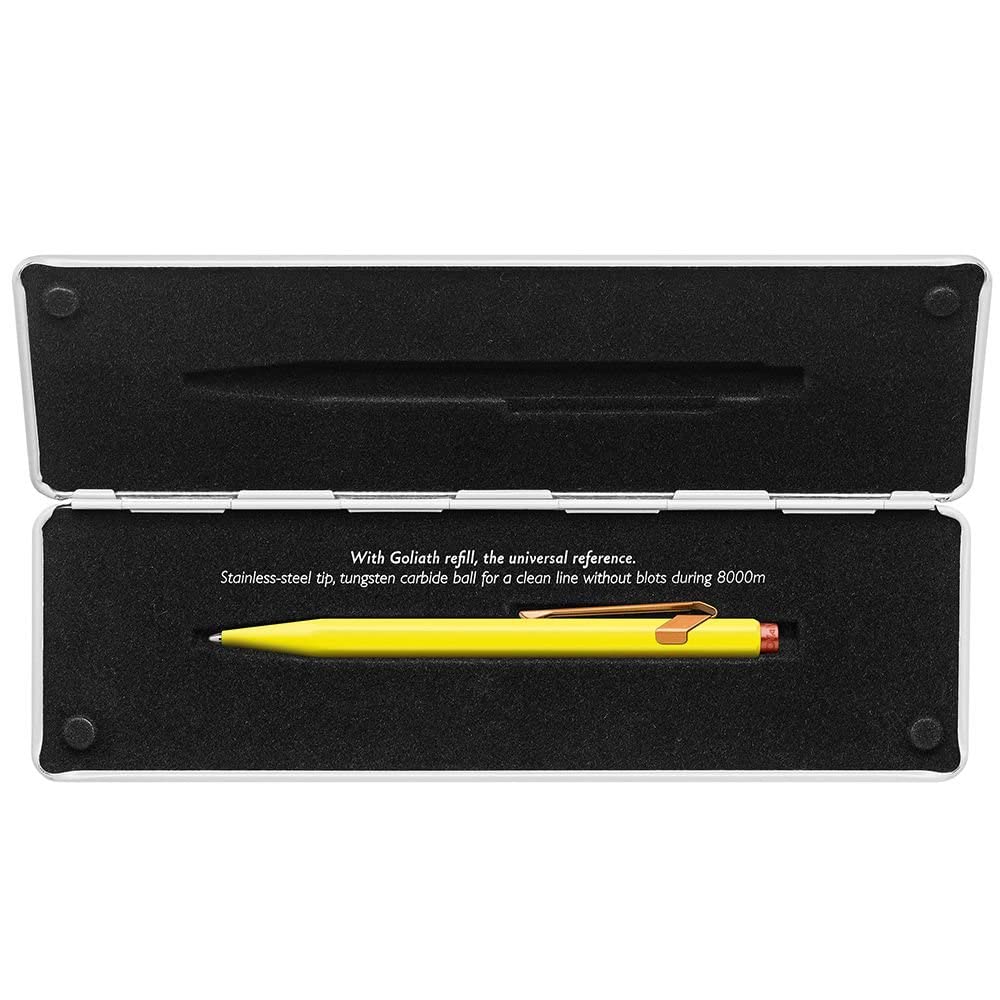 CARAN Ballpoint 849 Your Edition Canary Limited Official Import D'ACHE Pen, Oil-Based, Crème Style, 2, Yellow, NF0849-537, Edition,