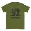Unisexs Flirting Humor If Youre Flirting With Me T Shirts  100 Cotton Clothes Vintage Short Sleeve Tee Shirt Gift Idea TShirts
