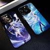 Capa de Celular Legal G-GENSHIN IMPACT S-Skirks-GPS Para iPhone 17,16,15,14,13,12,11 Plus,Pro Max,XS,Capa Colorida Prata Preta