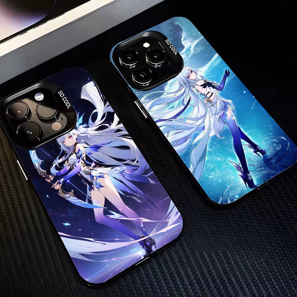Cool G-GENSHIN IMPACT S-Skirks-GPS Phone Case For iPhone 17,16,15,14,13,12,11 Plus,Pro Max,XS,Colorful Silver Black Cover